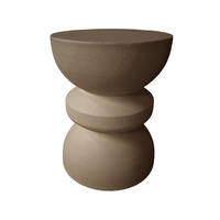 BEISTELLTISCH Mokkabraun 35/35/44,5 cm - Braun, Stein (35/35/44.5cm) - Mobili Rebecca