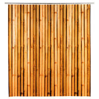 DUSCHVORHANG Kunststoff Babusa 200/180 cm - Braun, Kunststoff (180/200cm) - Wenko