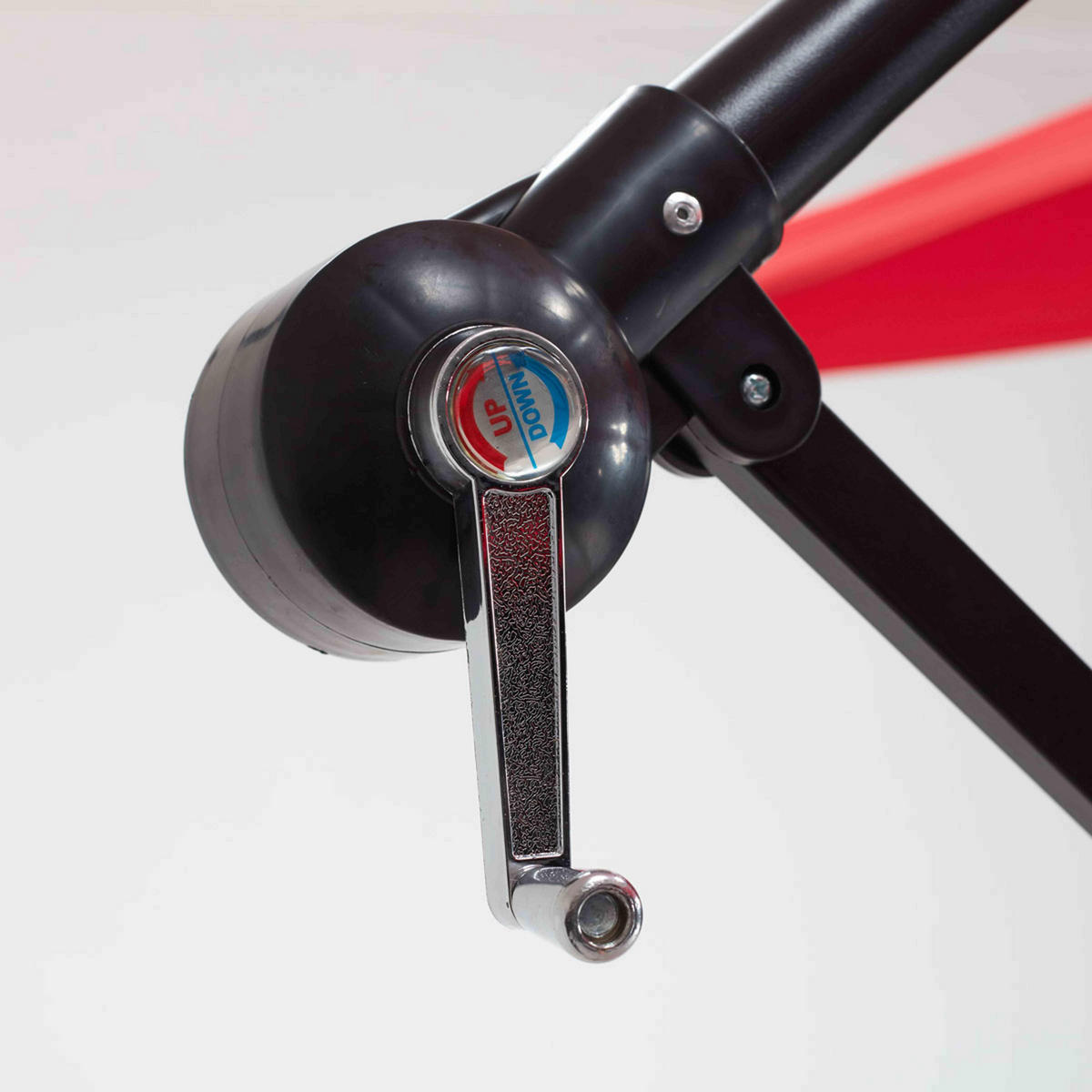 SONNENSCHIRM 3x3m Aluminium, Rot - Rot, Metall (300/300cm) - Oviala