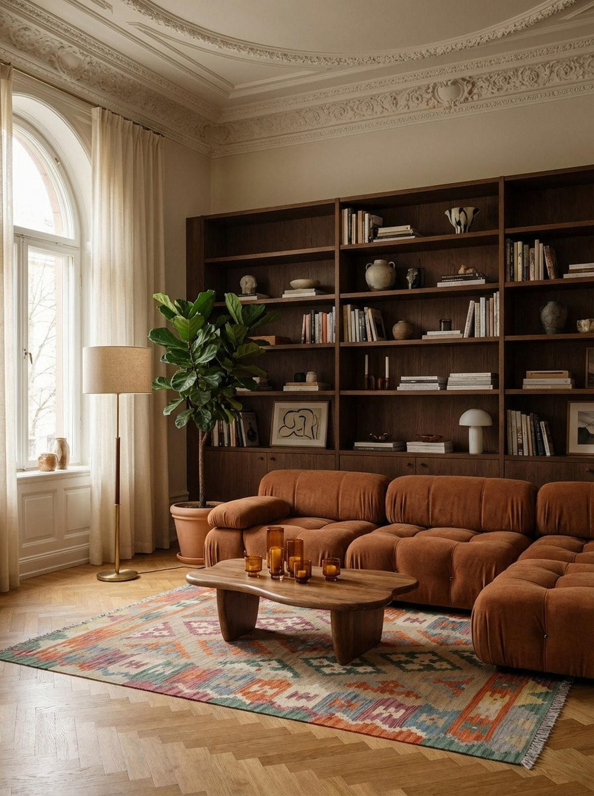 HANDWEBTEPPICH Kelim Gashgai Beige 179/125 cm Schurwolle - Beige, Textil (125/179cm) - Looma