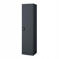 BÜRO Aktenschrank ALEX - Anthrazit, Metall (45/185/40cm) - Jan Nowak