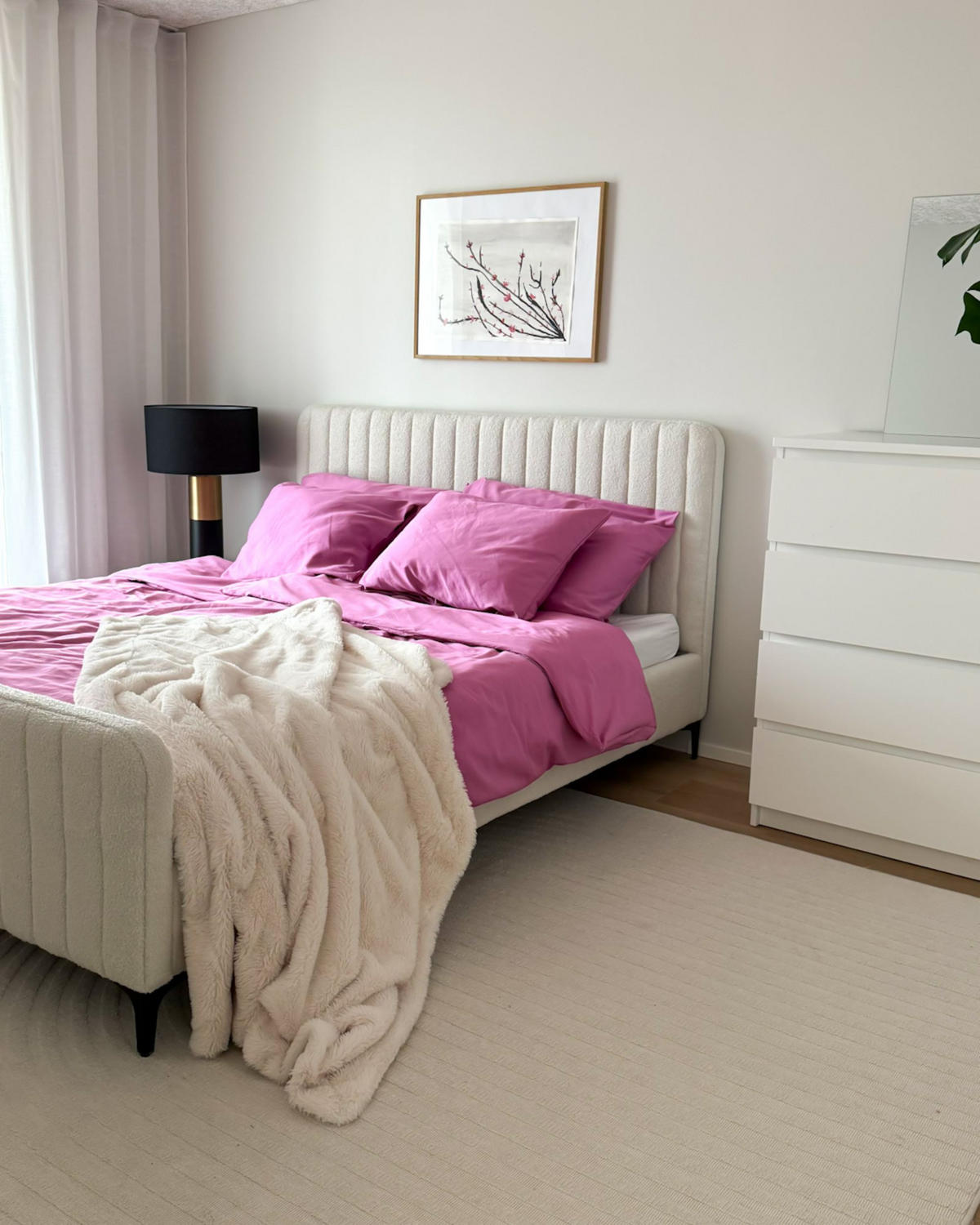 LOŽNÍ PRÁDLO SADA Harmonridge 155x220 cm - růžová, textil (155/220cm) - Beliani