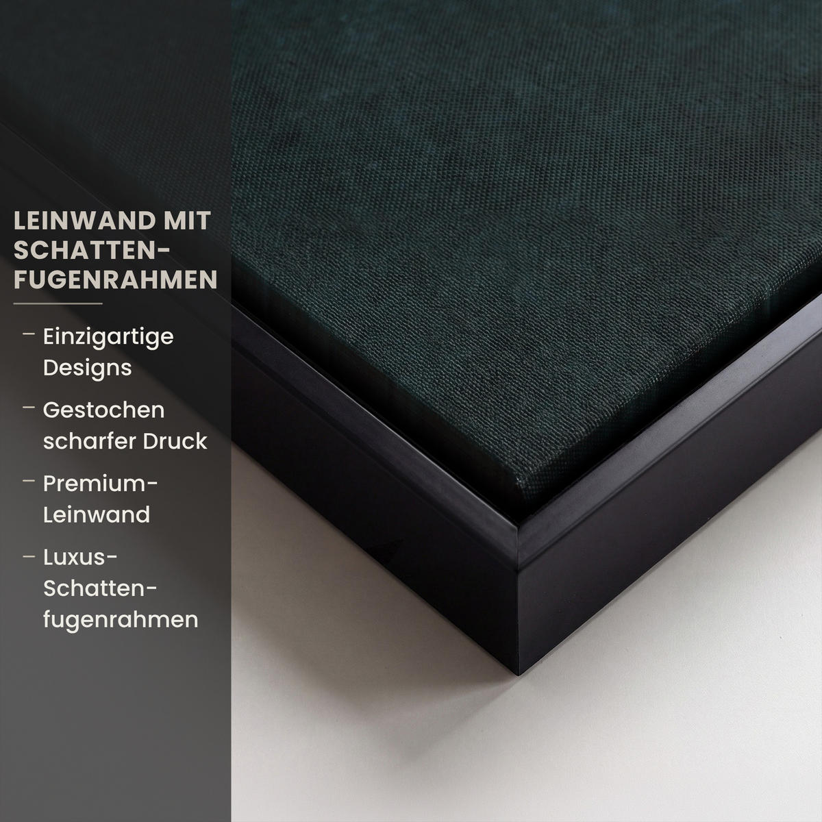 LEINWAND Bilder mit Rahmen - Kräuter - Gewürze - Löffel - 120x80 - Currygelb, Textil (120/80cm) - MuchoWow