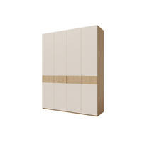 KLEIDERSCHRANK SUN 180/237/60 cm in Frühlingseiche/Macadamia - Eichefarben, Holzwerkstoff (180/237/60cm) - Deine Möbel 24