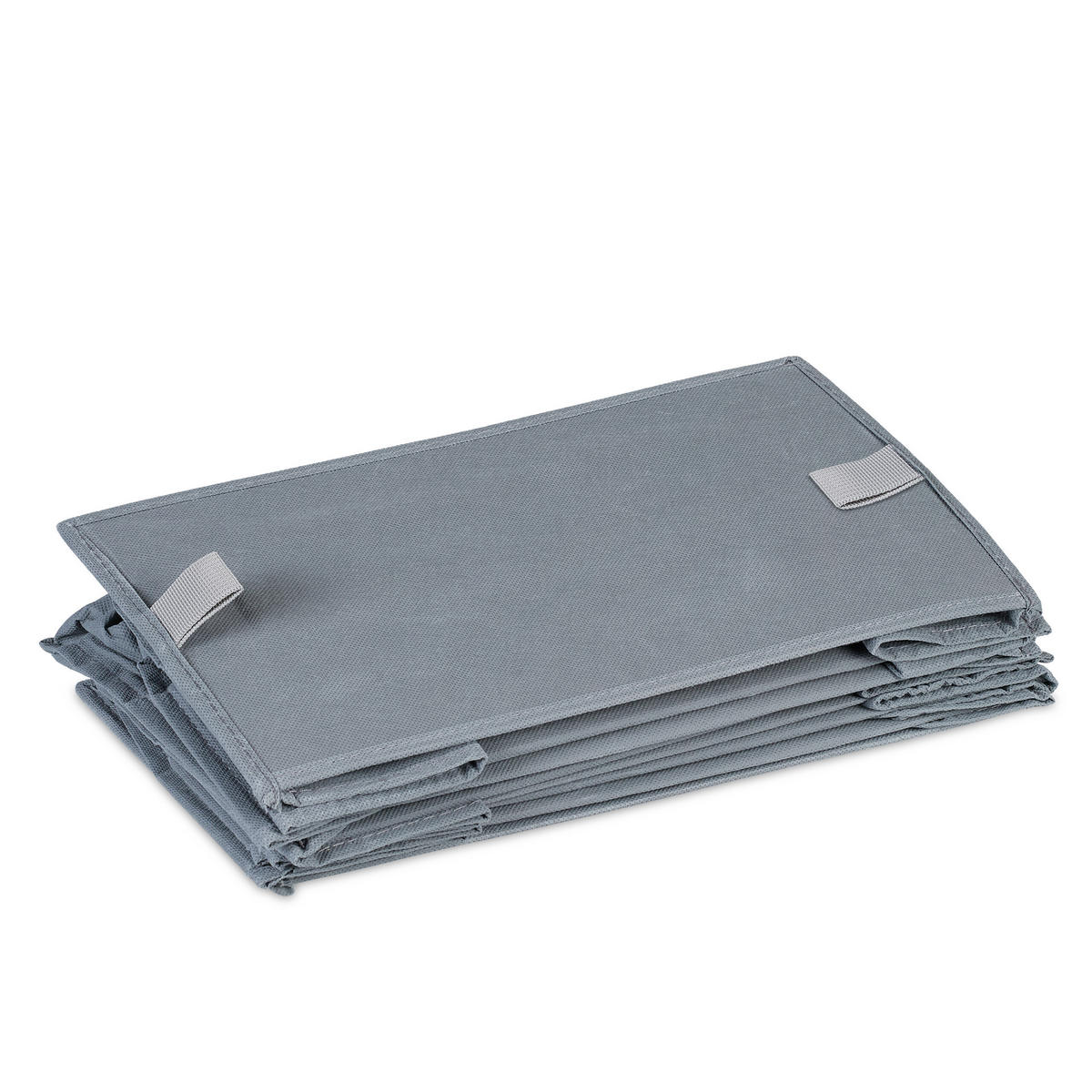 ZÁVESNÝ regál do skrine - sivá, textil (20cm) - Relaxdays