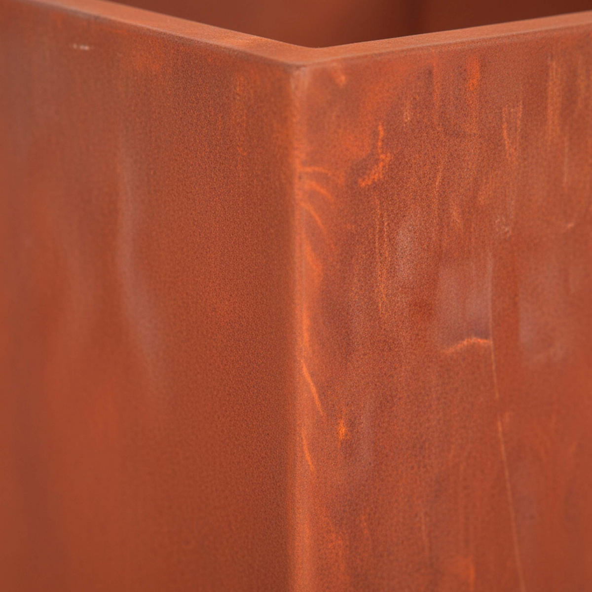 3-TLG.PFLANZKASTEN-SET - Braun, Metall (37cm) - Relaxdays