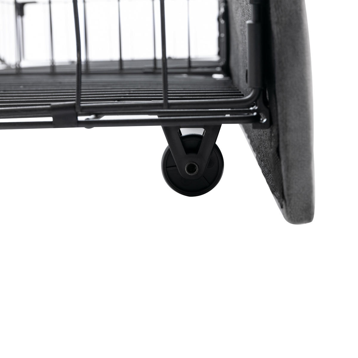 POLSTERBETT 140/190 cm in Dunkelgrau Samt mit Bettkasten, 2-in-1-Schublade und LED - Dunkelgrau, Holzwerkstoff/Textil (140/190cm) - WISHDOR