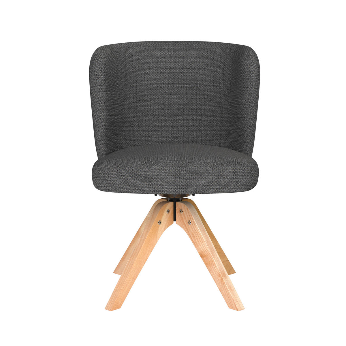 ESSZIMMERSTUHL Stan - Grau - 57/53/82 cm - Grau, Textil (53/82/57cm)