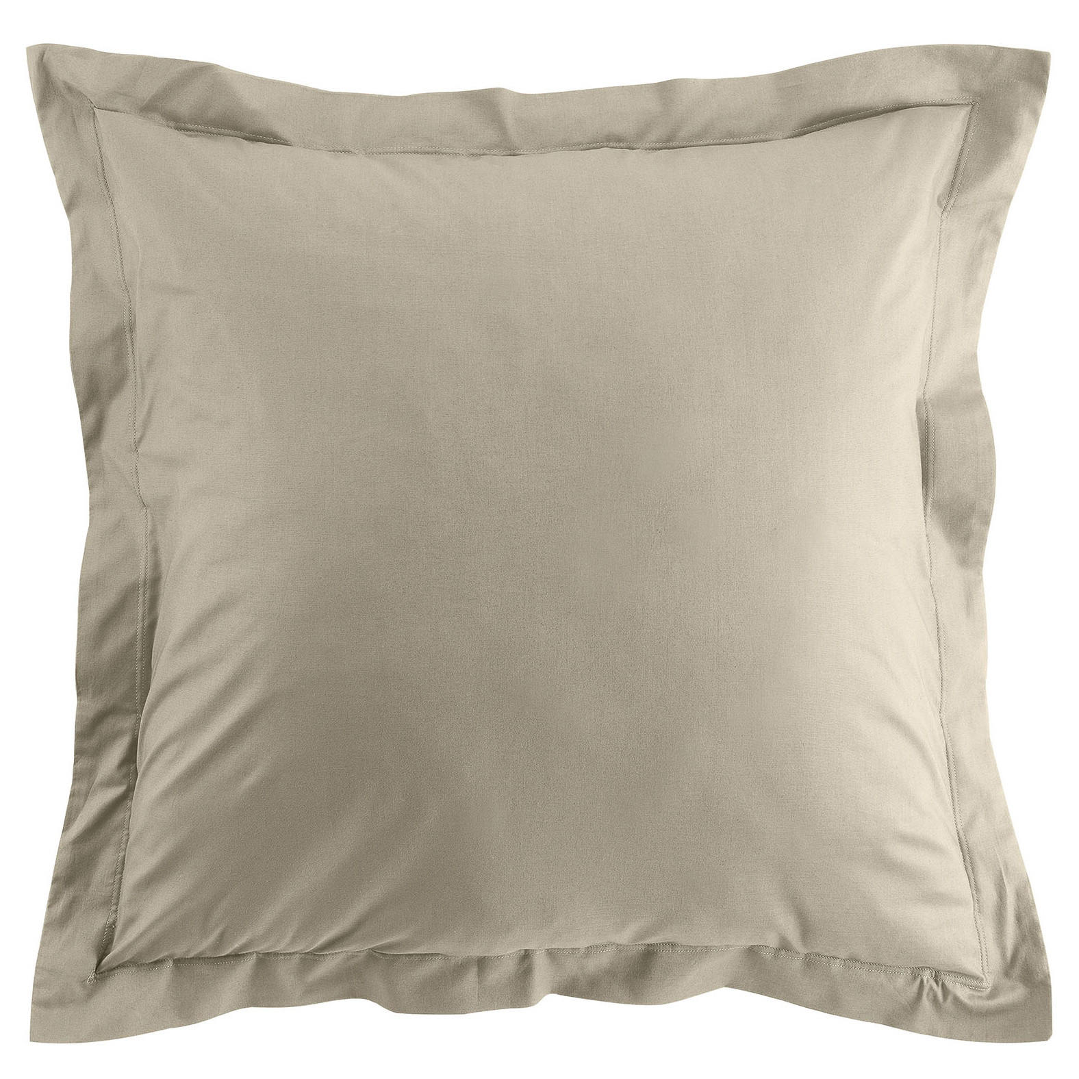 KISSENBEZUG organische Baumwolle Biolina 63/63 cm - Beige, Naturmaterialen (63/63cm) - Douceur d´intérieur