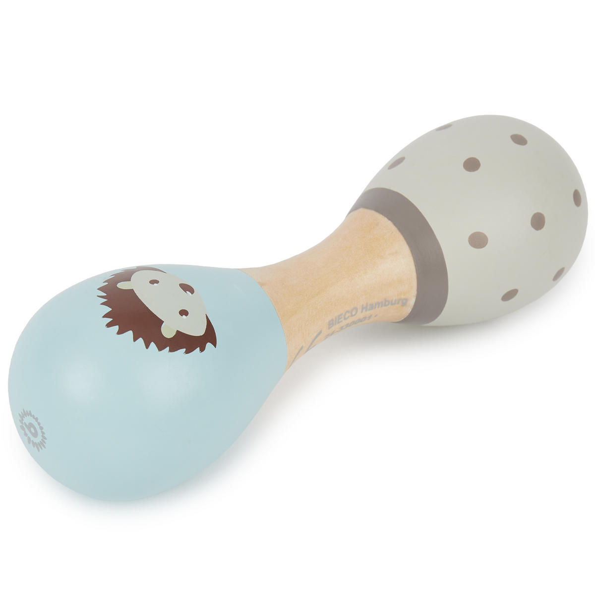 BABY-HOLZRASSELN Waldtiere 2er Set 19 cm - Multicolor, Holz (5/15cm) - Bieco Spielwaren