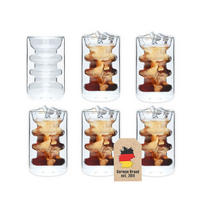 KAFFEE GLÄSER 190ml (6-tlg.) - Transparent, Glas - Intirilife