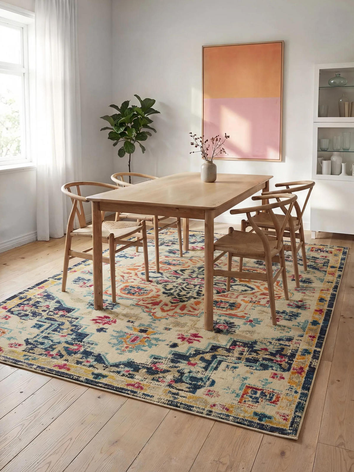 TEPPICH Casa Multicolor 240/340 cm - Multicolor, Naturmaterialien/Textil (240/340cm) - benuta