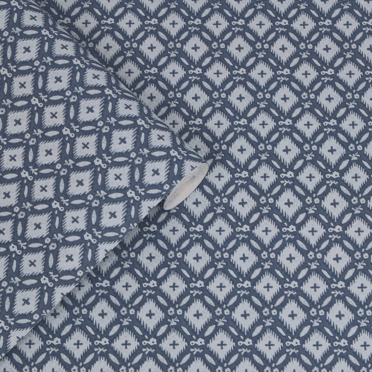 VLIESTAPETE Whitebrook Dusky Seaspray Blau - Blau, Papier/Kunststoff (52/1000cm) - LAURA ASHLEY