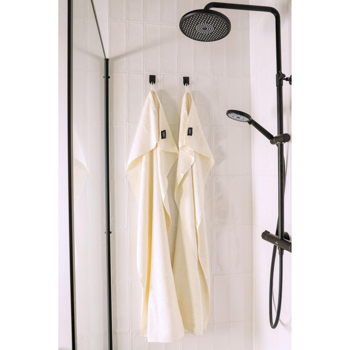 HANDTUCH SET SENSE 5tlg. - Weiß, Textil (50/100cm) - Schöner Wohnen
