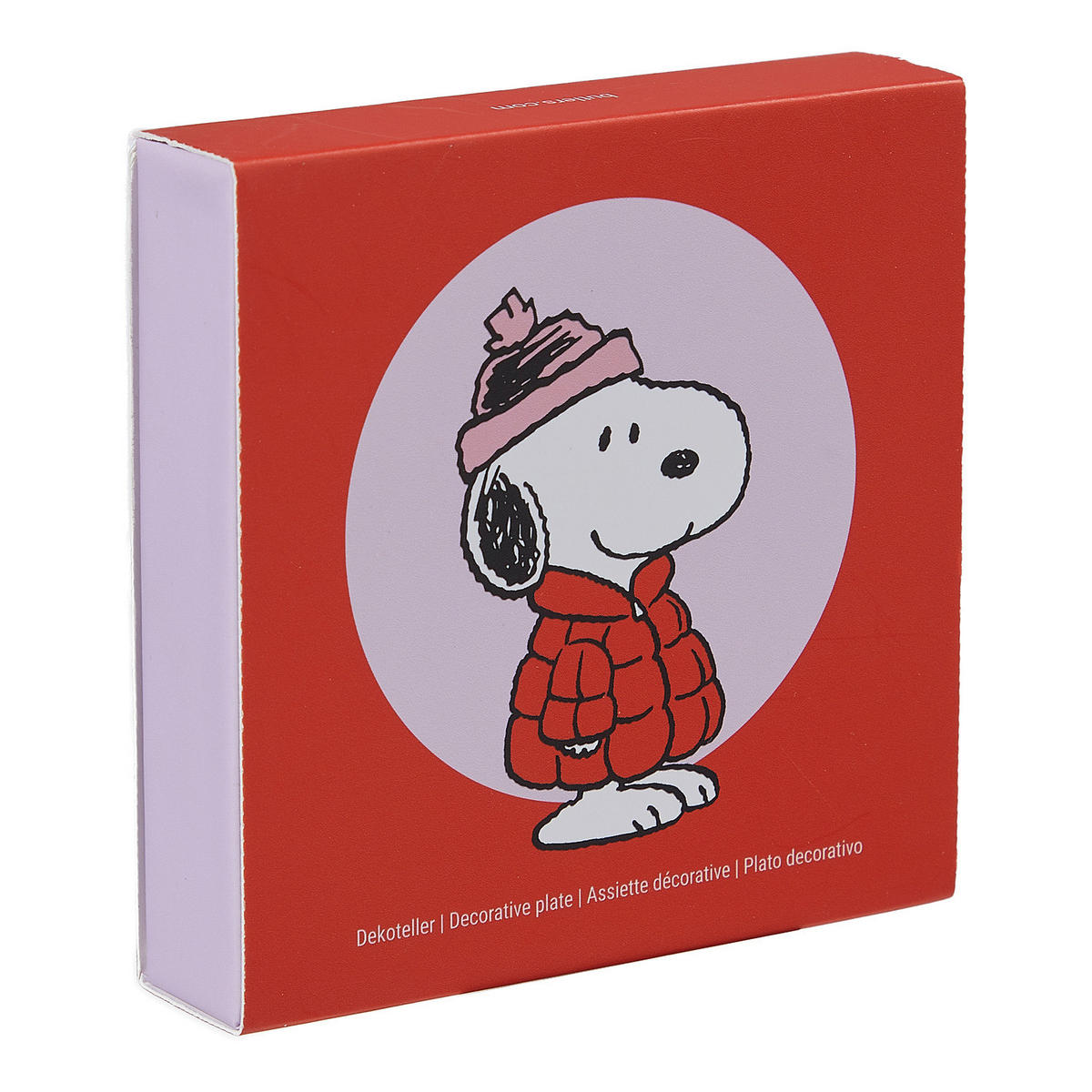 DEKOTELLER Peanuts Snoopy mit Jacke - Weiß, Keramik (2cm) - Butlers