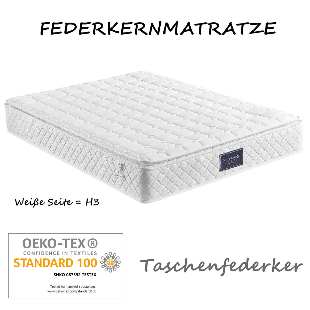 POLSTERBETT 140/200 cm mit LED, USB, Matratze, Type-C, Stauraum-Kopfteil und hydraulischem Bettkasten, Leinen, Grau - Grau, Textil (140/200cm) - Redom