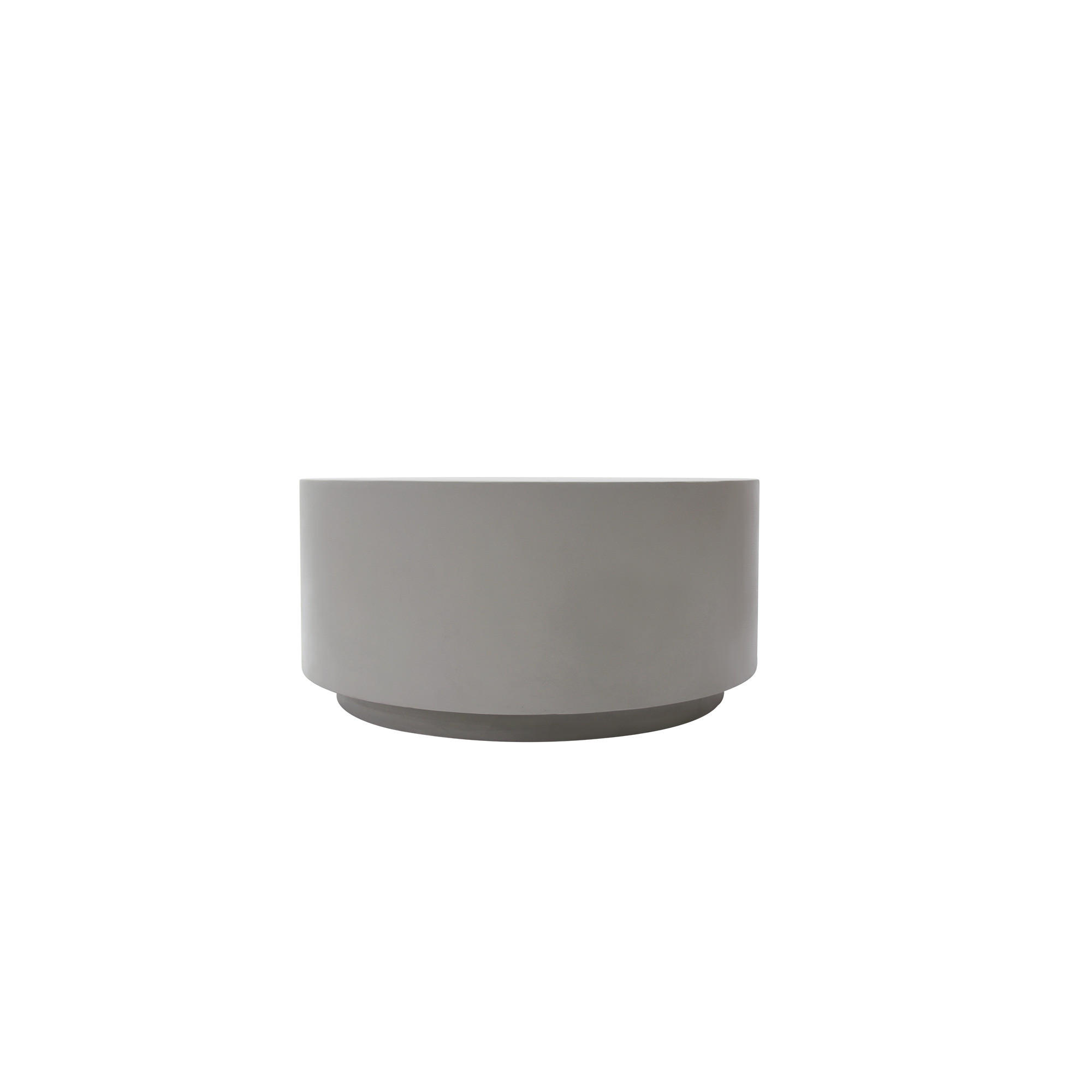COUCHTISCH ROME Rund Mittel aus Beton 86 x 86 x 41 cm - Grau, Naturmaterialien (86/86/41cm) - Elementi