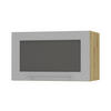 KLAPPHÄNGESCHRANK Kvantum W4BS/60 Dust Grey Matt / Eiche Artisan Matt 60 / 32,5 / 36cm - Eiche Artisan/Grau, Holz/Holzwerkstoff (60/36/32.5cm) - Feldmann-Wohnen