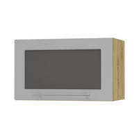 KLAPPHÄNGESCHRANK Kvantum W4BS/60-AV Dust Grey Matt / Eiche Artisan Matt 60 / 32,5 / 36cm - Eiche Artisan/Grau, Holz/Holzwerkstoff (60/36/32.5cm) - Feldmann-Wohnen