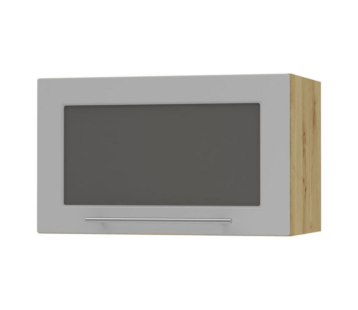 KLAPPHÄNGESCHRANK Kvantum W4BS/60-AV Dust Grey Matt / Eiche Artisan Matt 60 / 32,5 / 36cm - Eiche Artisan/Grau, Holz/Holzwerkstoff (60/36/32.5cm) - Feldmann-Wohnen