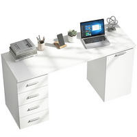 BÜROTISCH Weiß 1 Stück - Weiß, Holzwerkstoff (48/140/75cm) - GiPP