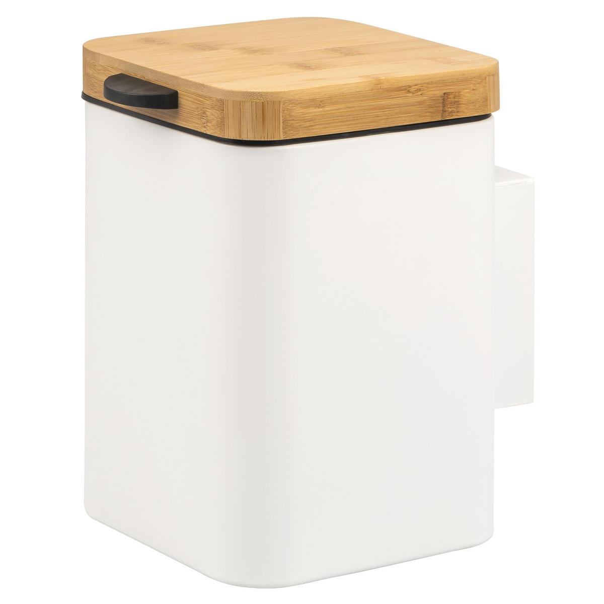 WAND-KOSMETIKEIMER 3 L, eckig, weiß - Weiß, Metall (16/24/23cm) - bremermann