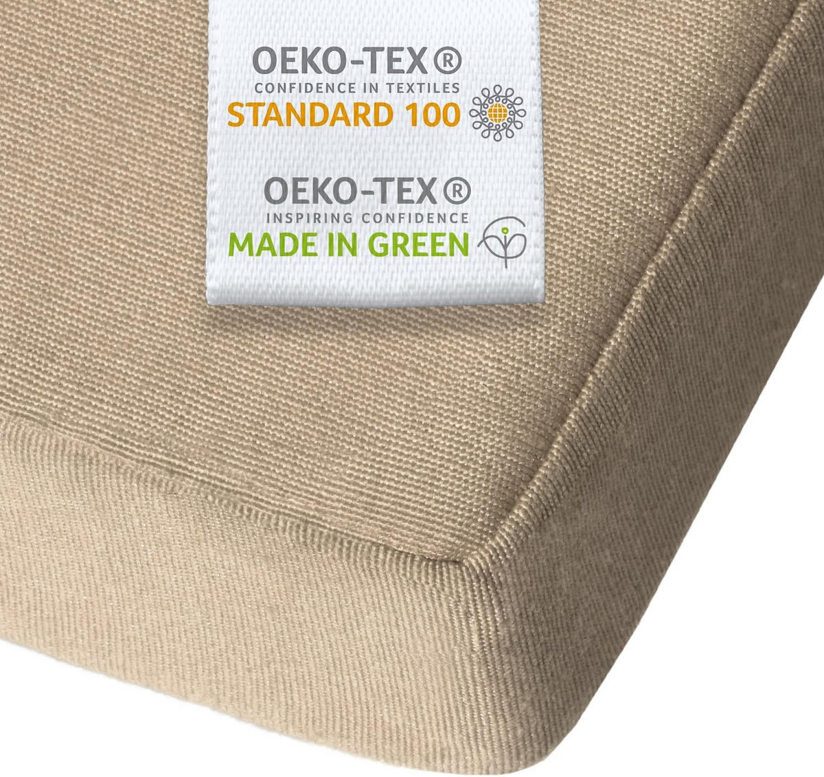 DECKCHAIRAUFLAGE Loftlux DC 175x45x5cm Natur (2tlg) - Naturfarben, Textil (45/10/175cm) - Beautissu 