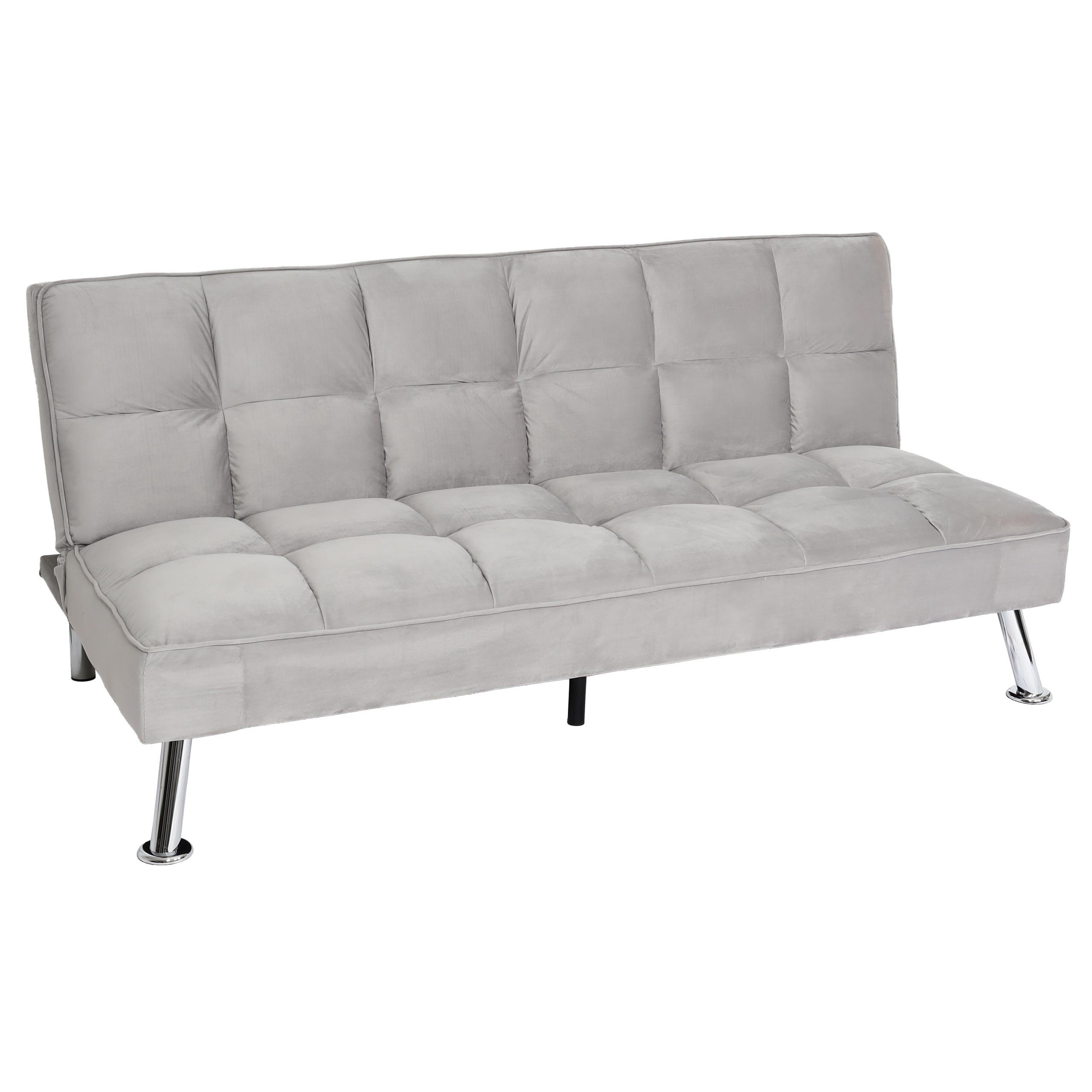 SOFA Grau - Grau, Textil (181/82/107cm) - MCW