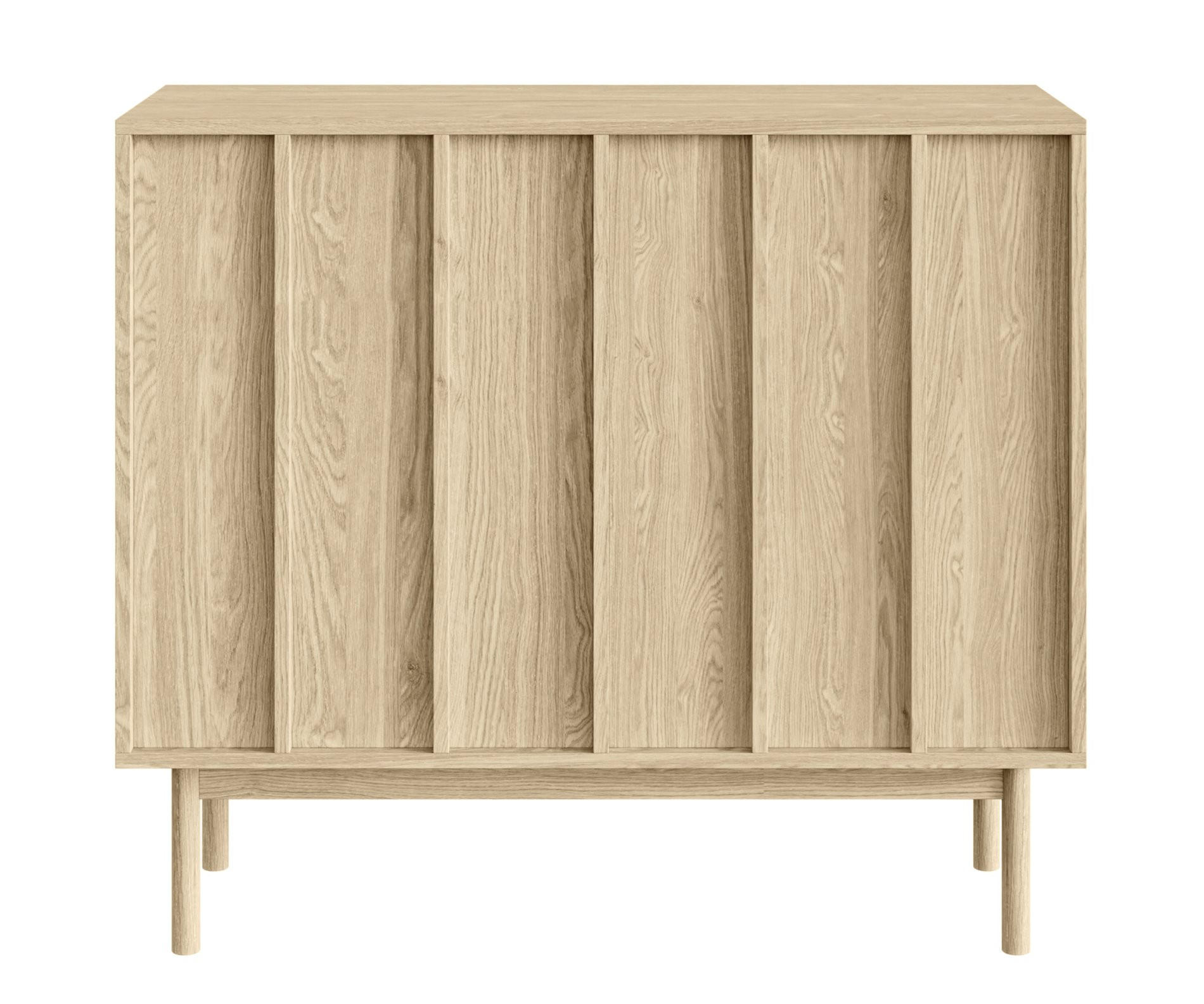 SIDEBOARD Neksto Eichenholzoptik 100 cm - Beige, Holz/Holzwerkstoff (100.2/87/40cm) - Selsey