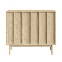SIDEBOARD Neksto Eichenholzoptik 100 cm - Beige, Holz/Holzwerkstoff (100.2/87/40cm) - Selsey