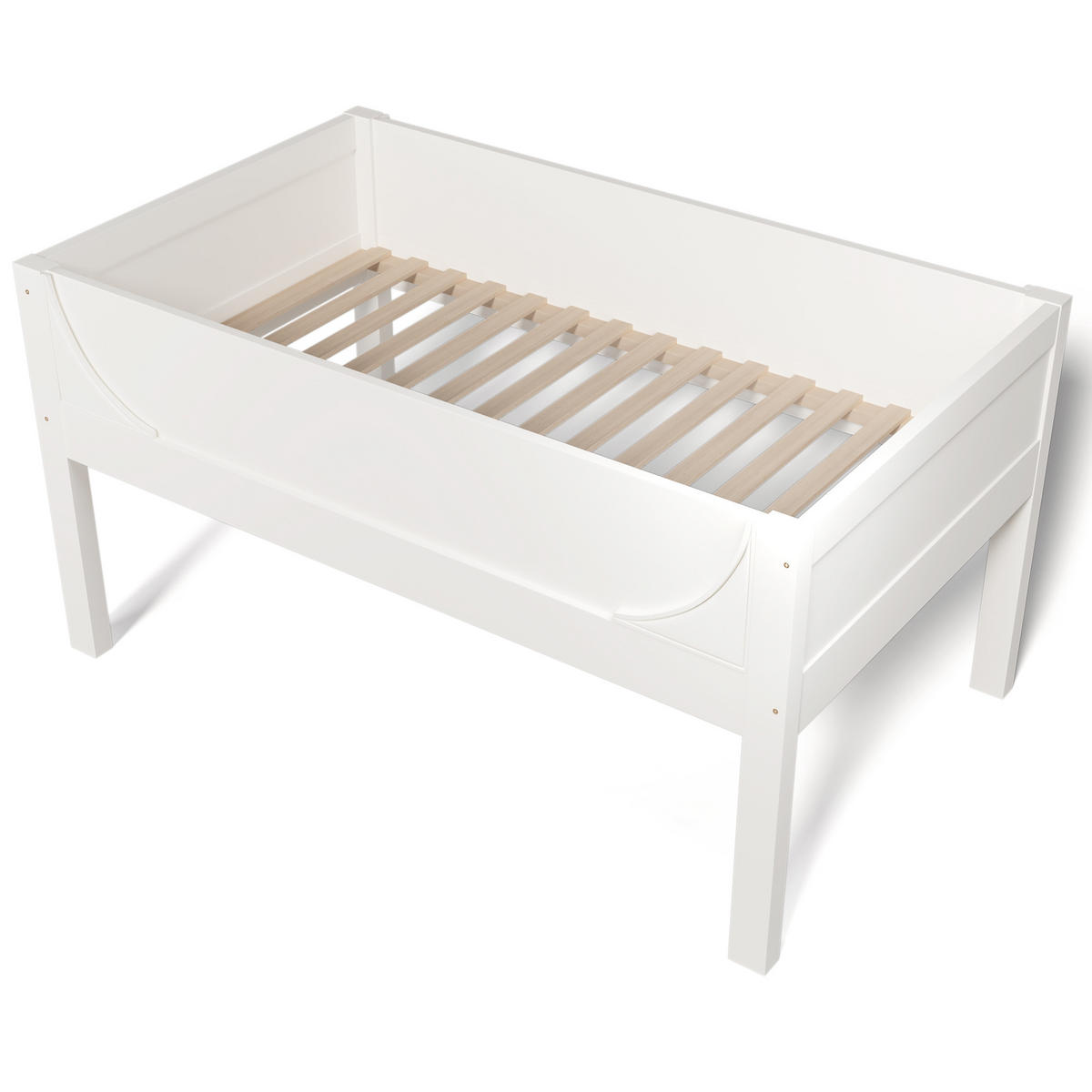 ETAGENBETT 90/200 cm Weiß mit Flexibel, Aus 1 Bett werden 2 Einzelbetten - Weiß, Holz (90/200cm) - Oxeza