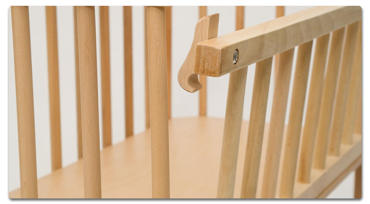 Kindersicherheitsgitter fürs Bett in Holz