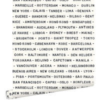 TAPETE Hafenstädte 53 cm x 10.05 m - Schwarz, Papier (53/0.1cm) - ESTAhome
