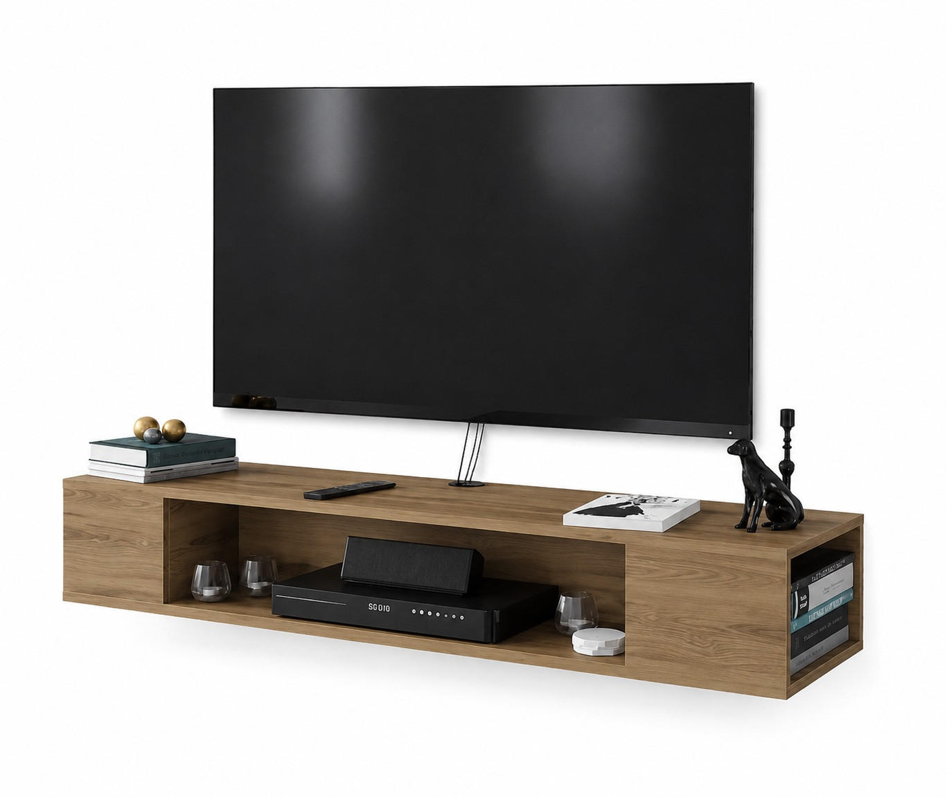 XXXLutz Tv-Element Walnuss 135x23x35.2 cm