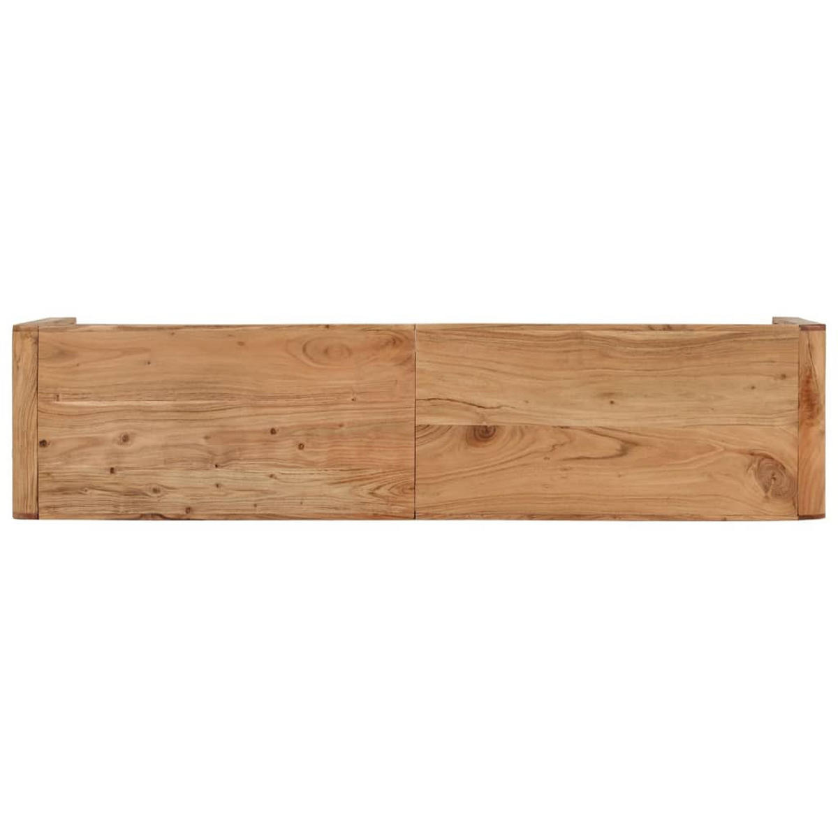 SITZBANK Niki 160x38x45 cm Akazie - Braun, Holz (160/45/38cm) - DELUKE