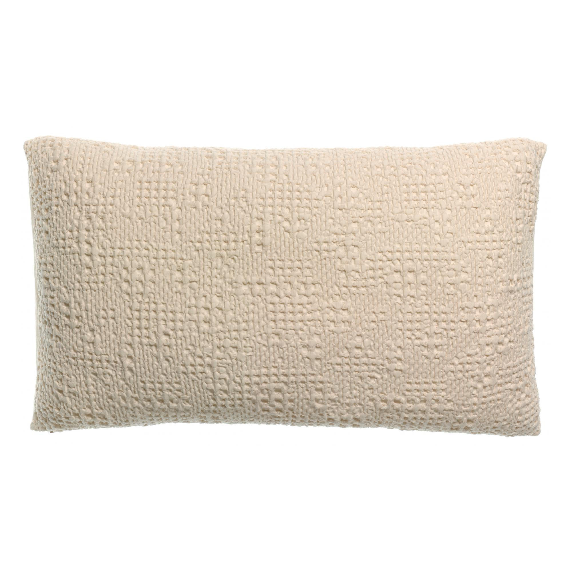 KISSEN Tana creme 40 x 65 cm - Champagner, Textil (40/65cm) - Vivaraise