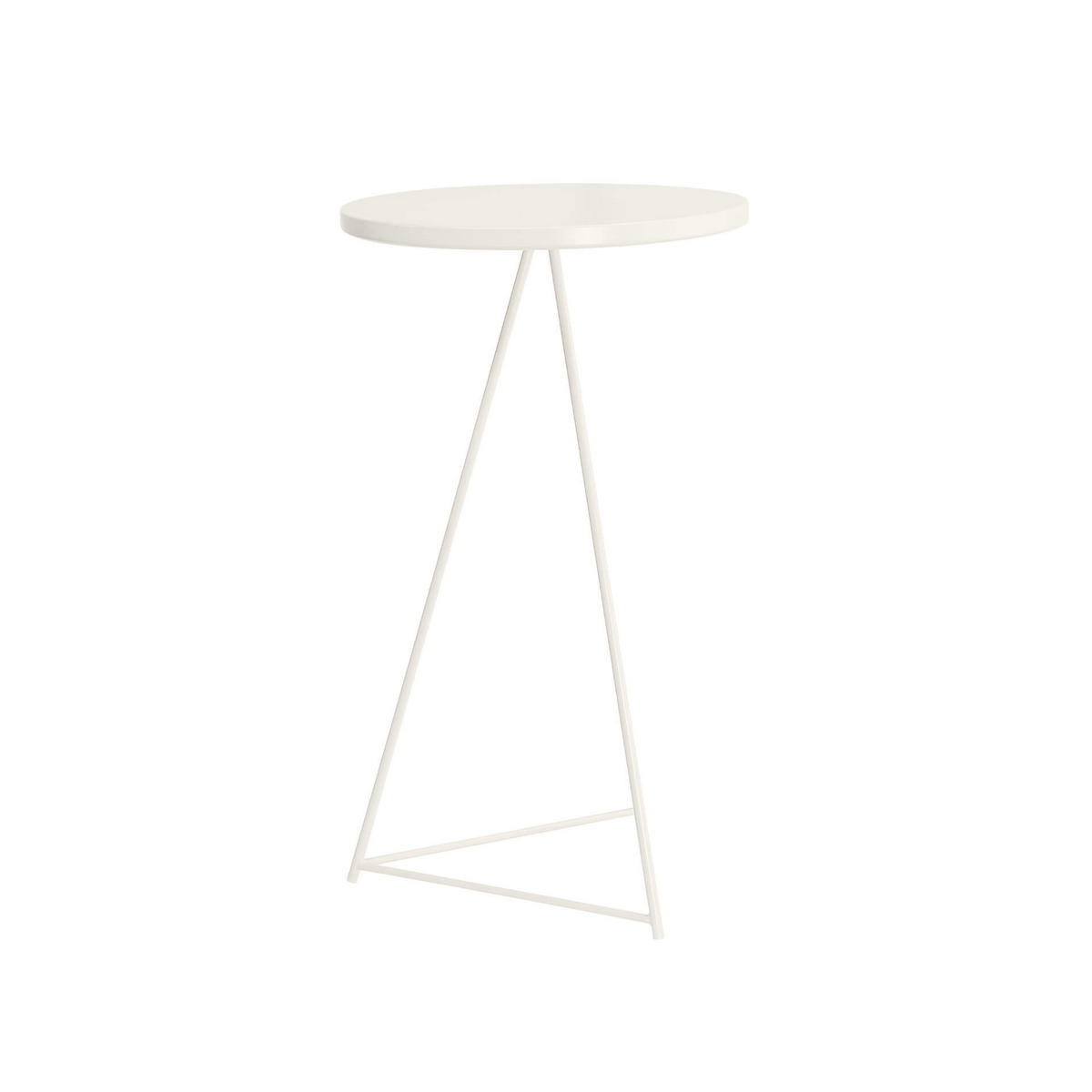 BARTISCH Cremeweiß 60/60/102 cm - Weiß, Metall (60/60/120cm) - Mobili Rebecca