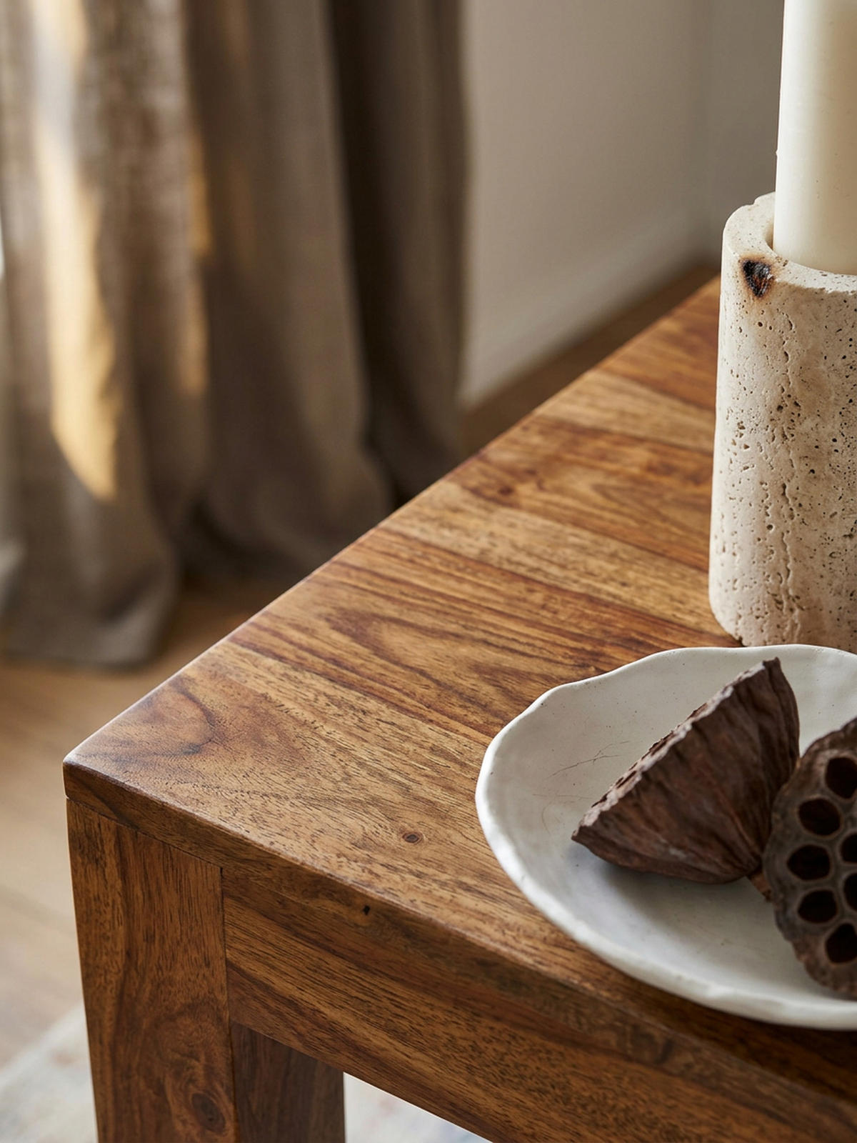 ESSTISCH Massivholz Akazie Rechteckig Handgefertigt NAKO, Braun 180x90x76 cm - Dunkelbraun/Braun, Holz (90/180/76cm) - KADIMA DESIGN