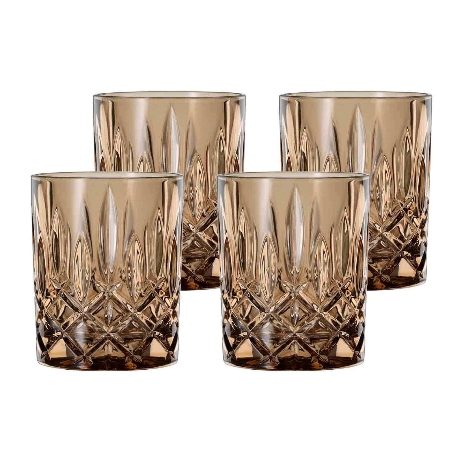 WHISKYBECHER Noblesse Vintage Tobacco 295 ml 4er Set - Braun, Glas (0.295L) - Nachtmann
