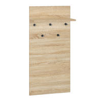 GARDEROBENPANEEL Caro Sonoma Eiche hell 50 / 24 / 103cm - Braun, Holz/Holzwerkstoff (50/103/24cm) - Feldmann-Wohnen