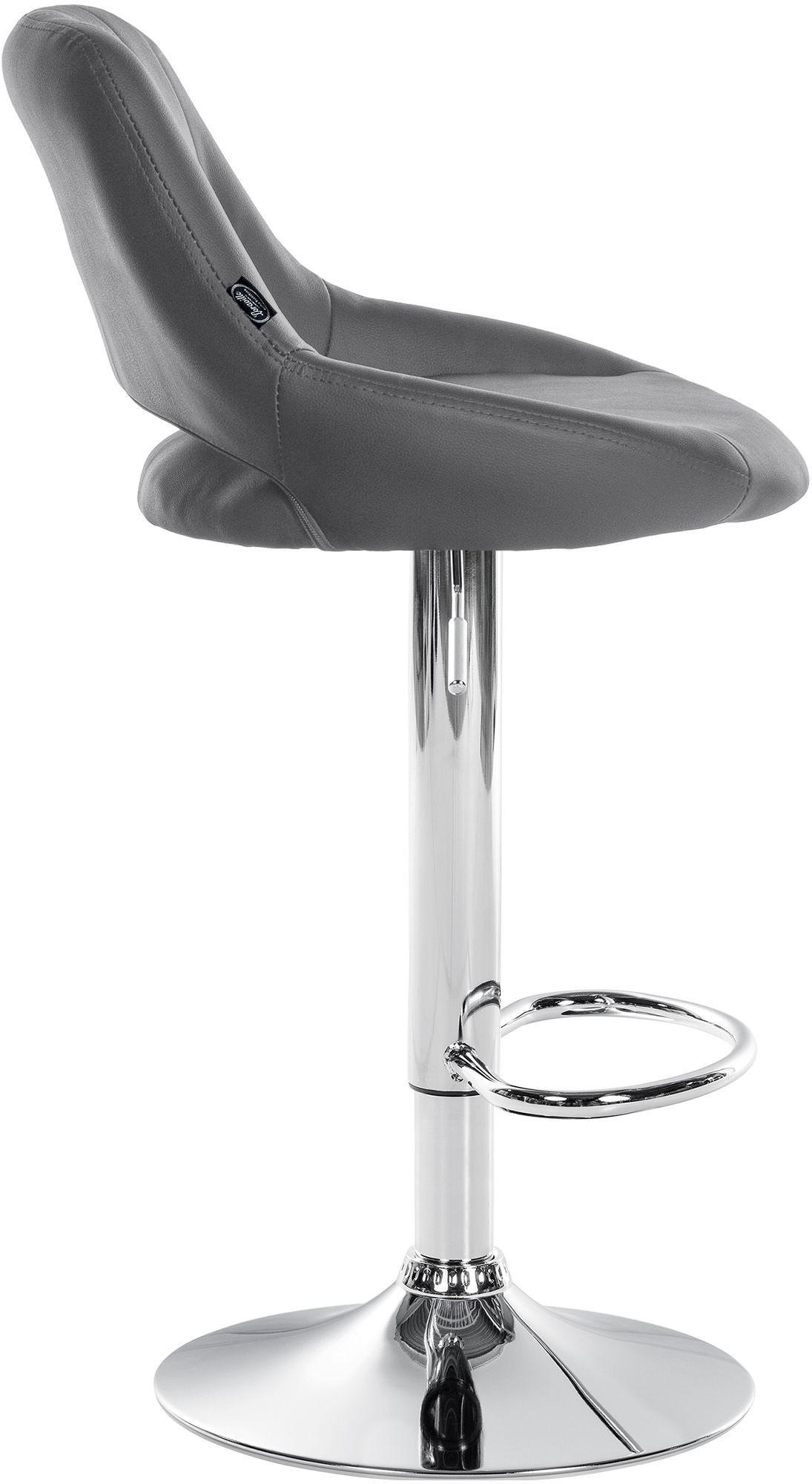 CLP Barhocker Grau 47x85x48 cm