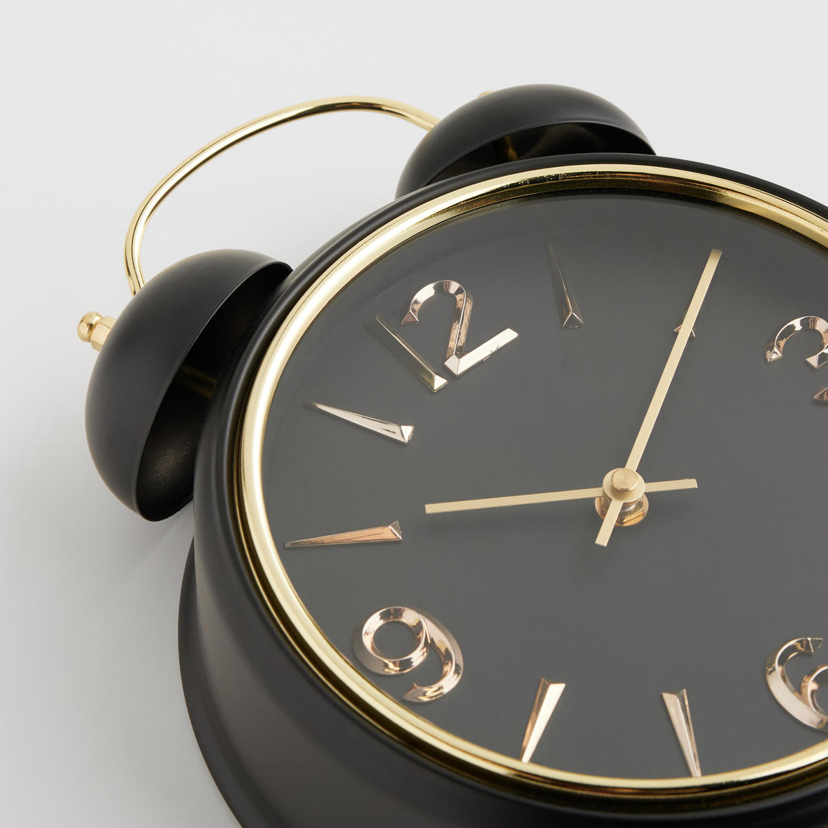 TISCHUHR Trivor 28.5x8cm, Schwarz - Schwarz, Metall (8/1/28.5cm) - home&you