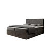 BOXBETT Labett CLEO 180/220 Grau Velvet-Cord – H3 - Grau, Holz (180/220cm) - Labett