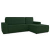 ECKSOFA Totti L, Seite: Rechts - Grün, Holz/Textil (246/144cm) - Sofnet