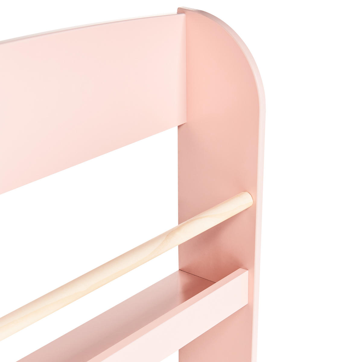 RAFT DE PERETE 100 cm roz pastel Liloet - roz aprins, compozit lemnos (60/100/12cm) - Beliani