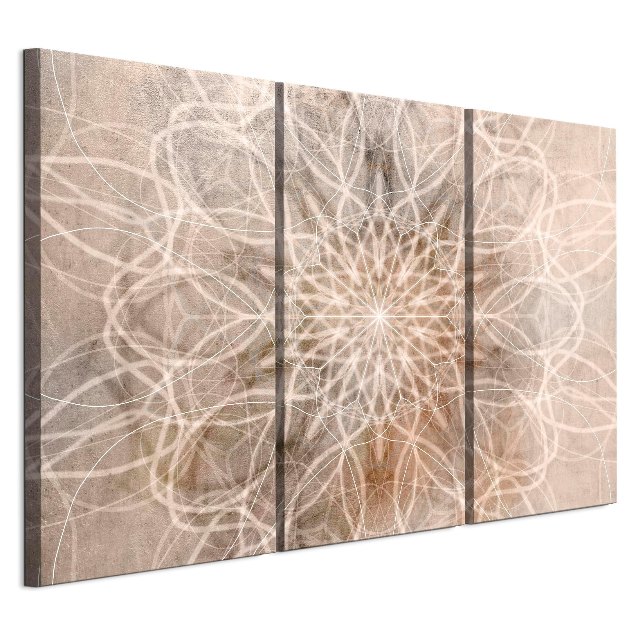 LEINWANDBILD Boho 3-tlg. 120x80 cm - Multicolor, Holz (120/80cm) - LUMASOUL