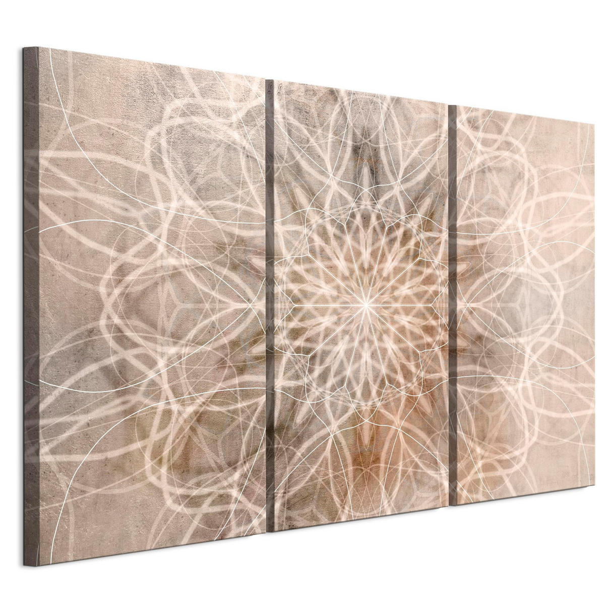LEINWANDBILD Boho 3-tlg. 120x80 cm - Multicolor, Holz (120/80cm) - LUMASOUL