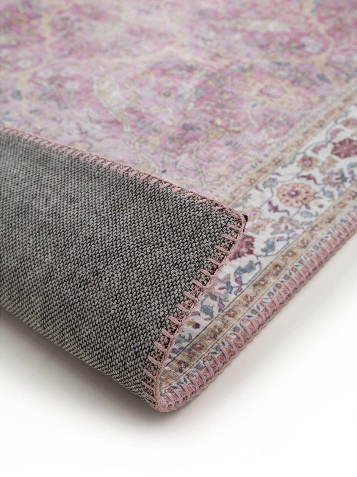 LÄUFER Laury Rosa 80x240 cm - Pink, Kunststoff/Textil (80/1cm) - KUNSTLOFT