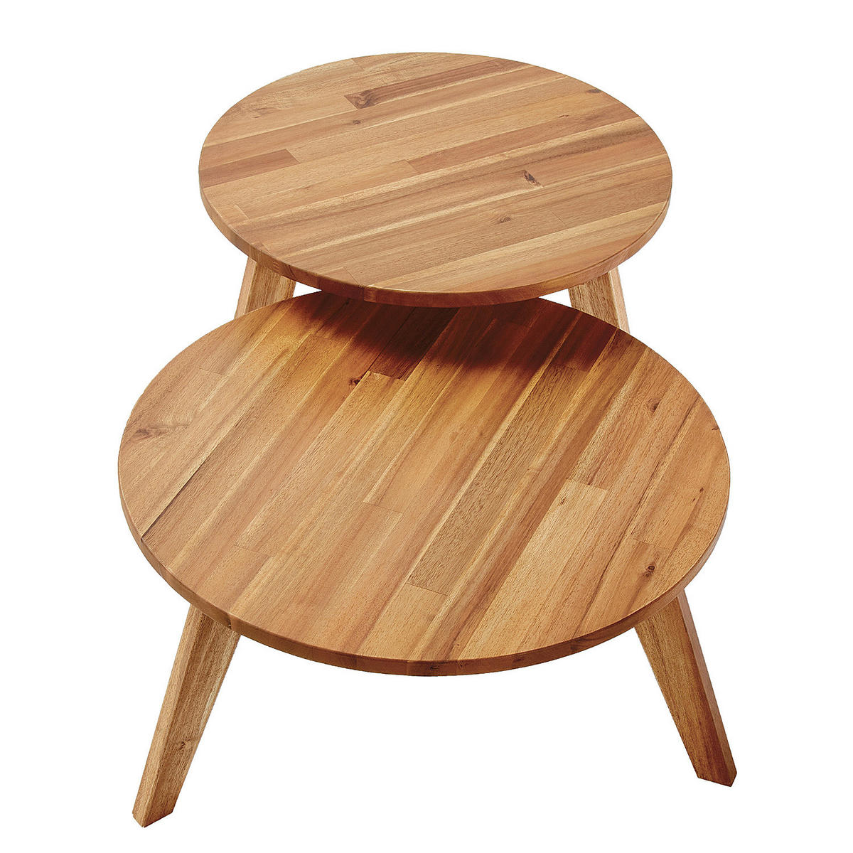 BEISTELLTISCH Rope Island - Braun, Holz (50/50/38cm) - BUTLERS