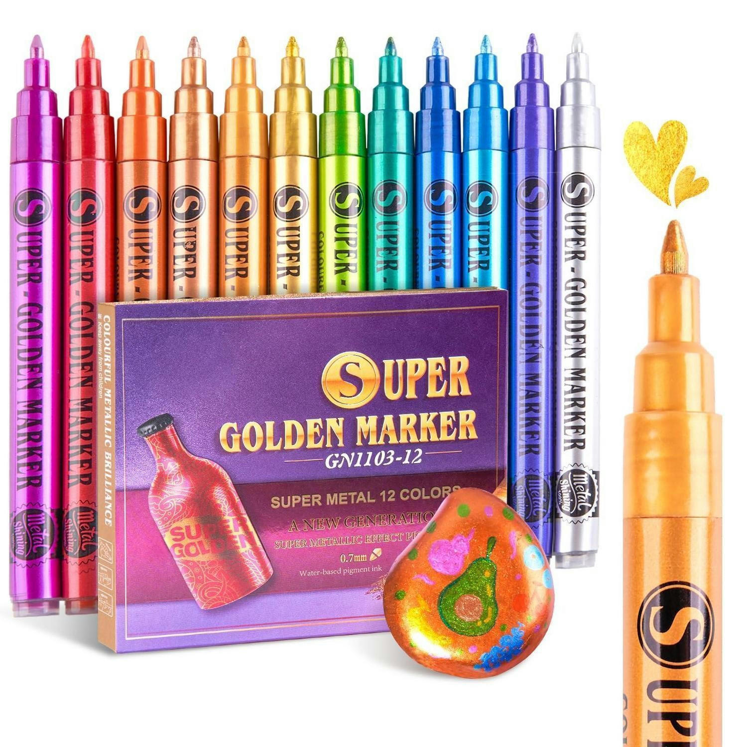 XXXLutz Marker-Set Mehrfarbig 1x1x14 cm